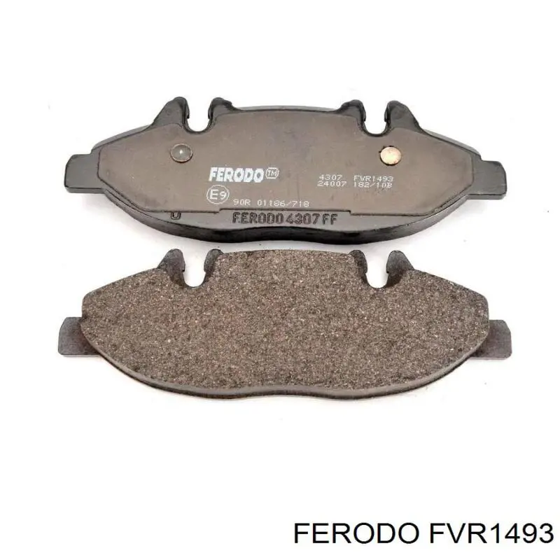 Sapatas do freio dianteiras de disco Ferodo FVR1493 preço, a partir de 38,55 USD