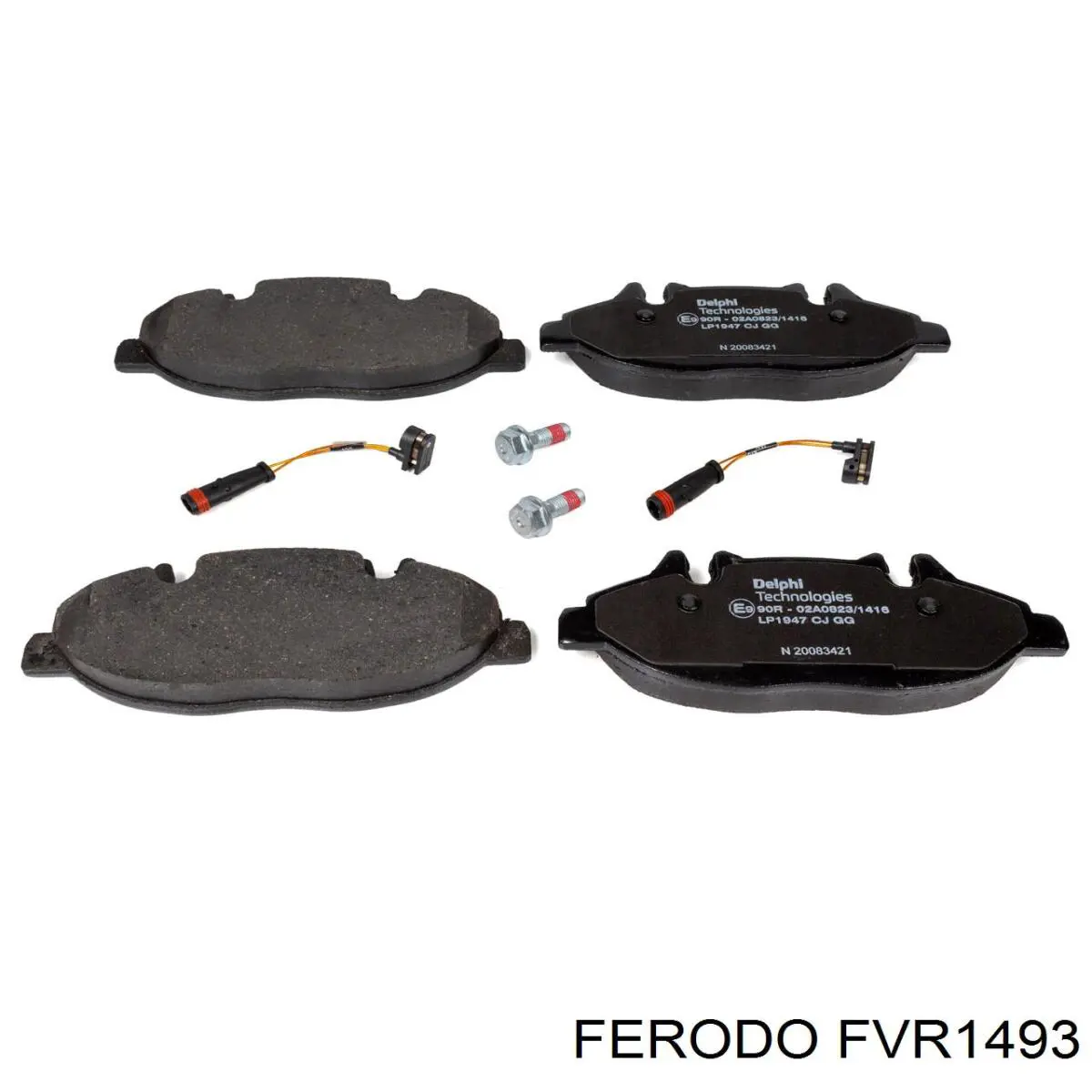 Compre FVR1493 Ferodo Sapatas do freio dianteiras de disco