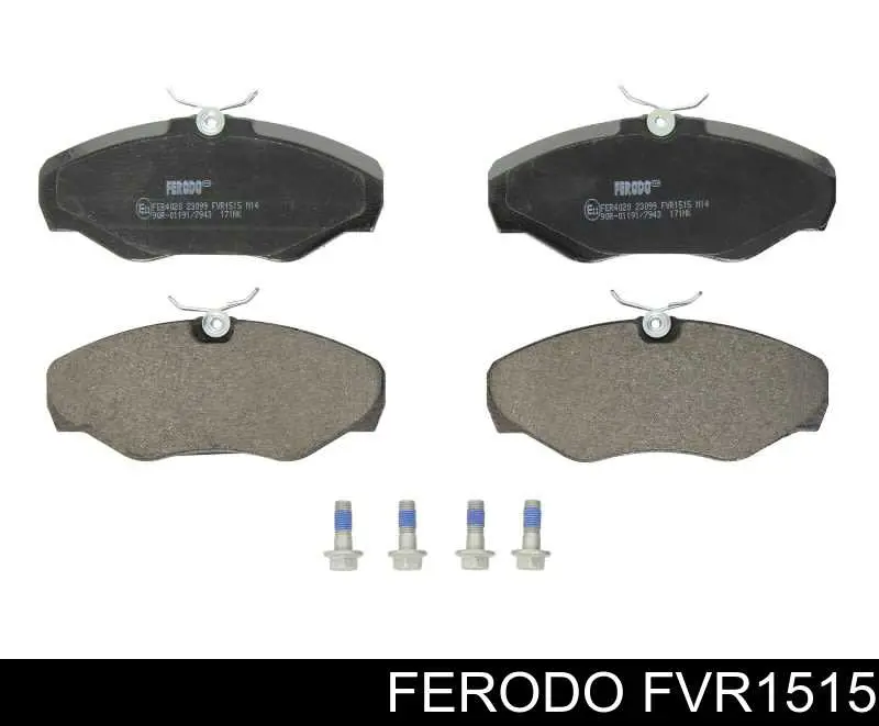 Sapatas do freio dianteiras de disco Ferodo FVR1515 preço, a partir de 29,98 USD