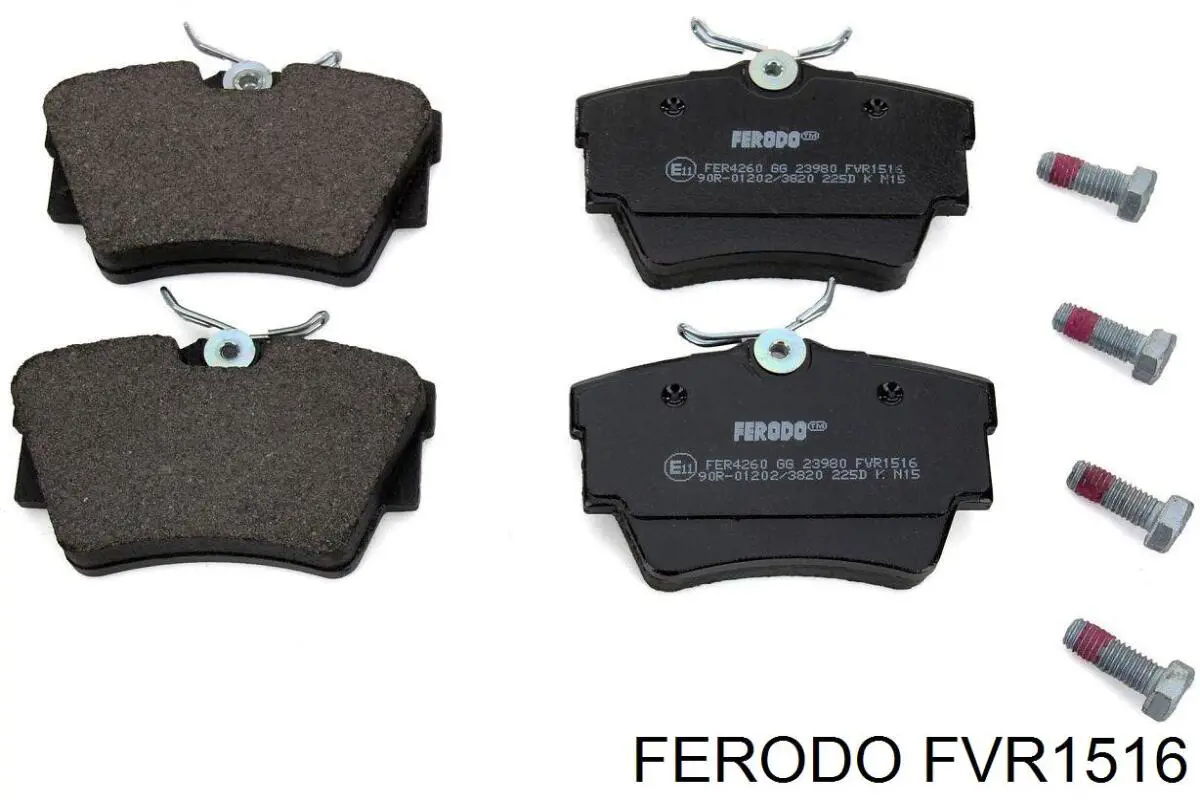 Compre FVR1516 Ferodo Sapatas do freio traseiras de disco