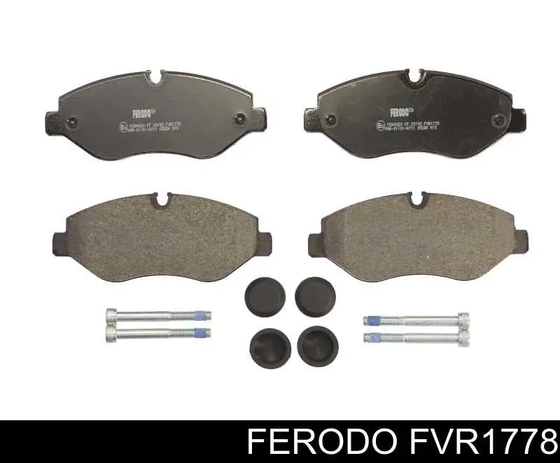 Sapatas do freio dianteiras de disco Ferodo FVR1778 preço, a partir de 37,86 USD