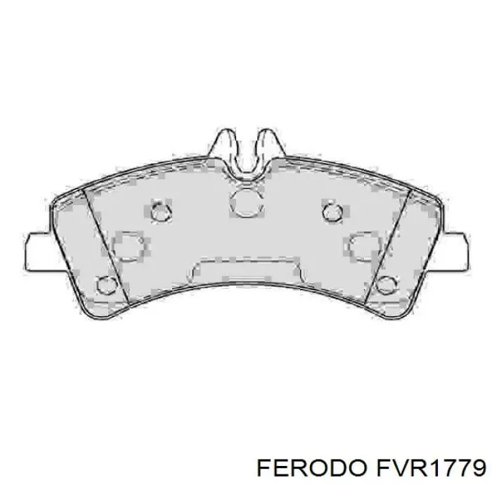 Compre FVR1779 Ferodo Sapatas do freio traseiras de disco