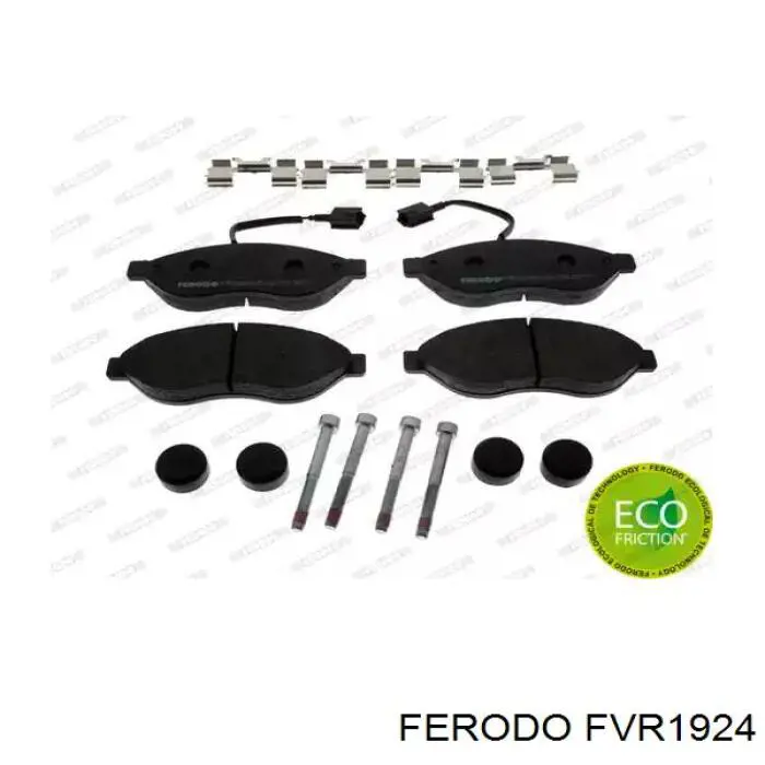Sapatas do freio dianteiras de disco Ferodo FVR1924 preço, a partir de 55,24 USD