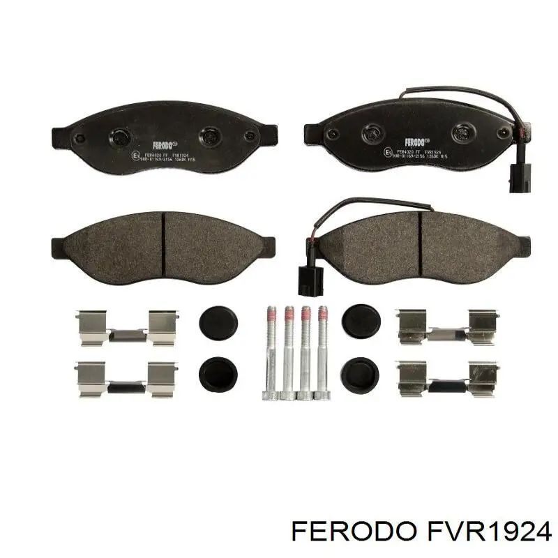 Compre FVR1924 Ferodo Sapatas do freio dianteiras de disco
