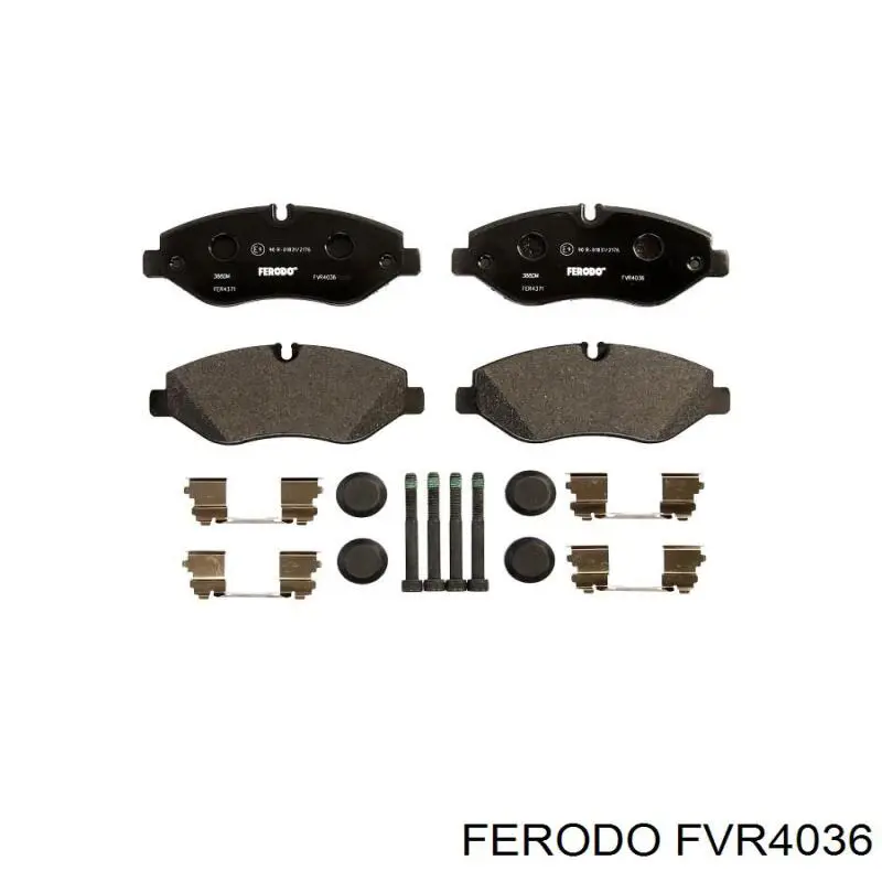 Compre FVR4036 Ferodo Sapatas do freio dianteiras de disco