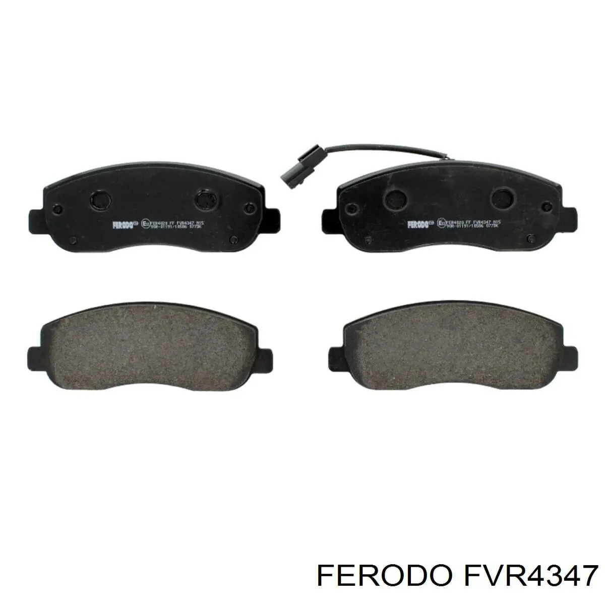 Sapatas do freio dianteiras de disco Ferodo FVR4347 preço, a partir de 34,73 USD