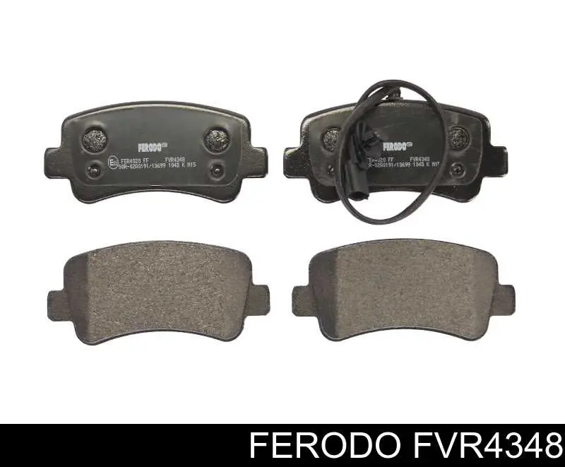 Sapatas do freio traseiras de disco Ferodo FVR4348 preço, a partir de 23,37 USD