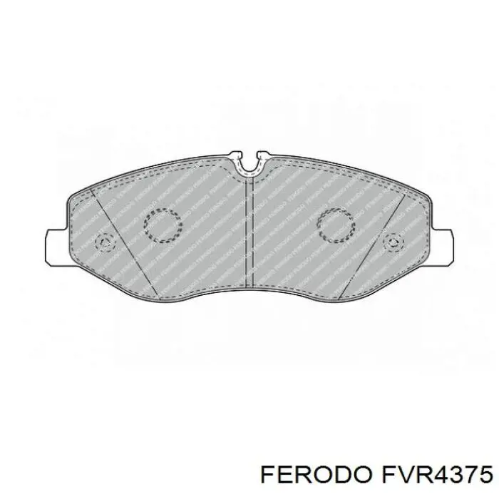 Sapatas do freio dianteiras de disco Ferodo FVR4375 preço, a partir de 45,24 USD