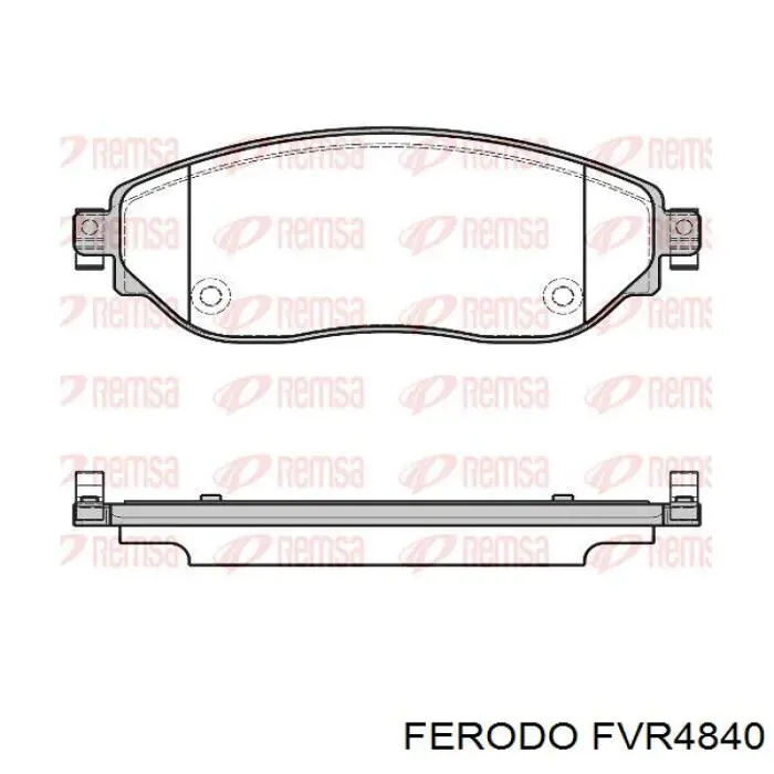 Sapatas do freio dianteiras de disco Ferodo FVR4840 preço, a partir de 36,42 USD