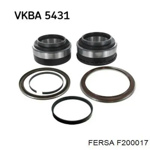 F200017 Fersa Rolamento de cubo traseiro