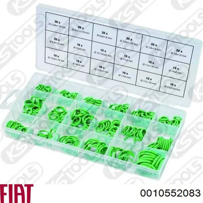 Vedante anular de tubo de aparelho de ar condicionado Fiat/Alfa/Lancia 0010552083 preço, a partir de 2,91 USD