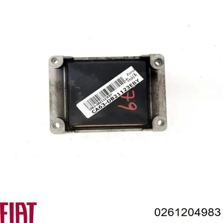 Compre 0261204983 Fiat/Alfa/Lancia Módulo de direção (Centralina eletrônica) de motor