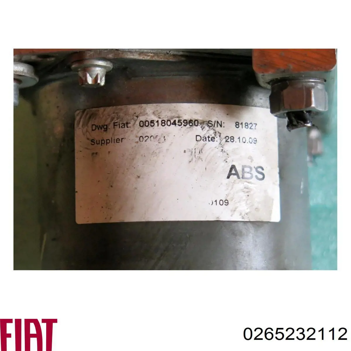 Unidade hidráulico de controlo ABS Fiat/Alfa/Lancia 0265232112 preço, a partir de 123,24 USD