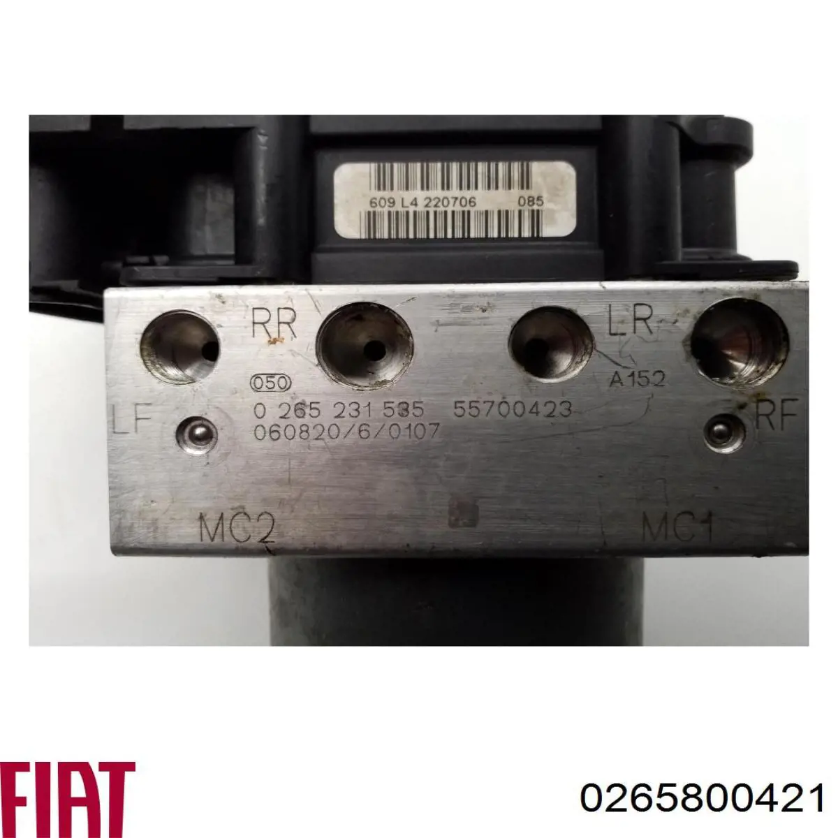 Unidade hidráulico de controlo ABS Fiat/Alfa/Lancia 0265800421