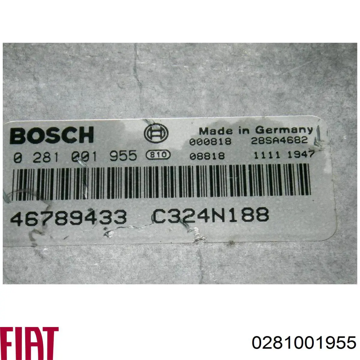 Módulo de direção (Centralina eletrônica) de motor Fiat/Alfa/Lancia 0281001955 preço, a partir de 90,24 USD