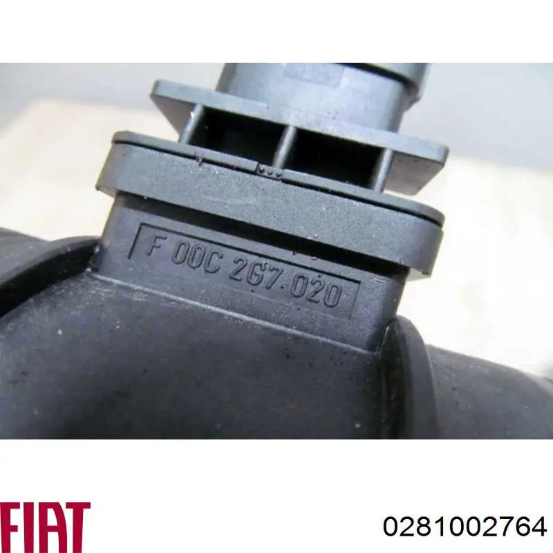 Compre 0281002764 Fiat/Alfa/Lancia Sensor de fluxo (consumo) de ar, medidor de consumo M.A.F. - (Mass Airflow)