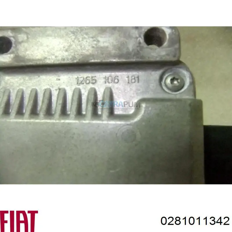 Módulo de direção (Centralina eletrônica) de motor 0281011342 Fiat/Alfa/Lancia