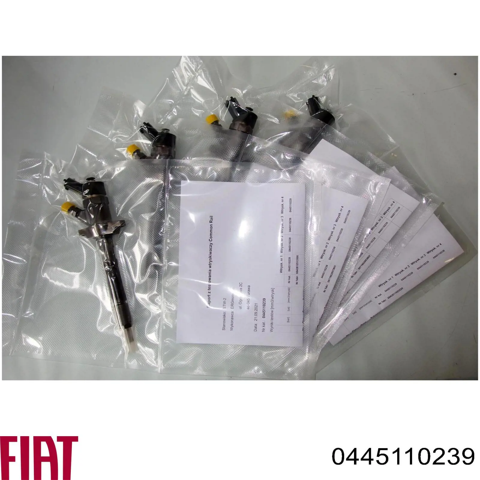 Injetor de injeção de combustível 445110239 Bosch