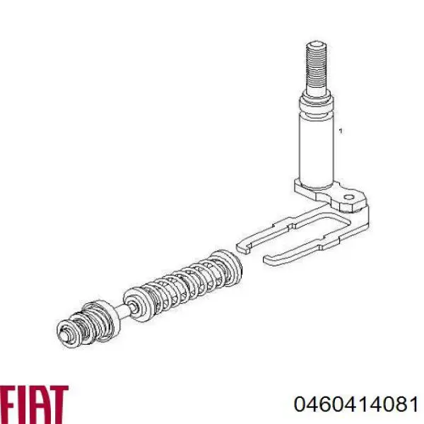 Bomba de combustível de pressão alta 0460414081 Fiat/Alfa/Lancia