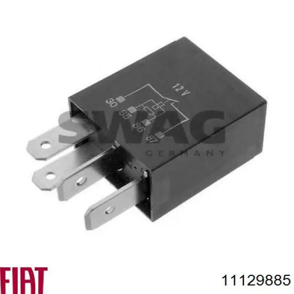 Compre 11129885 Fiat/Alfa/Lancia Relê de ventilador