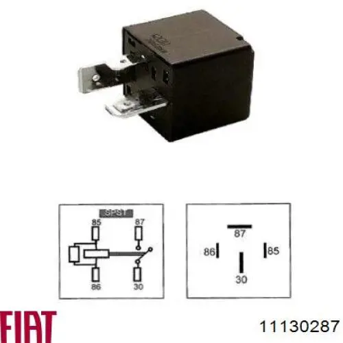 Relê de corrente alta Fiat/Alfa/Lancia 11130287 preço, a partir de 9,65 USD