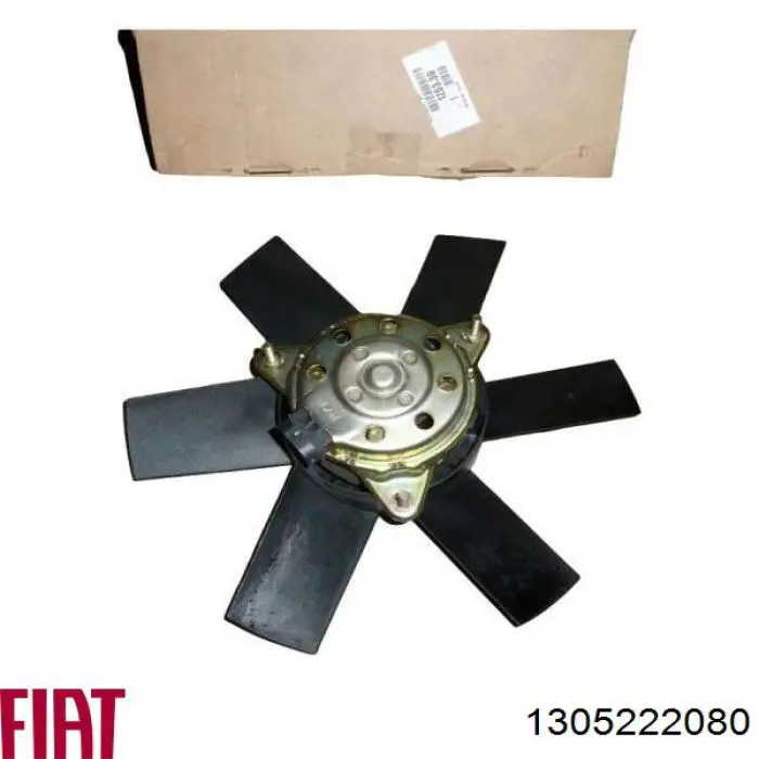 1328088080 Fiat/Alfa/Lancia Ventilador elétrico de esfriamento montado (motor + roda de aletas)