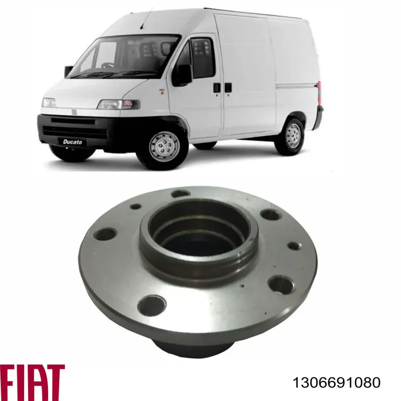 1306691080 Fiat/Alfa/Lancia Cubo traseiro