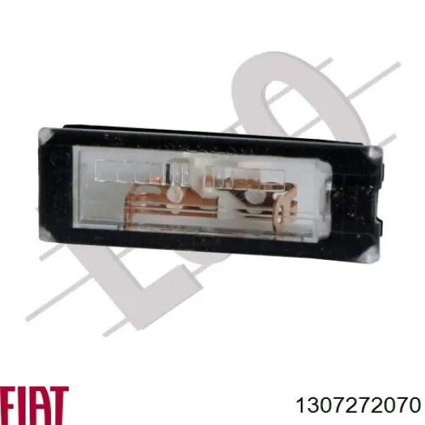 1307272070 Fiat/Alfa/Lancia Lanterna da luz de fundo de matrícula traseira