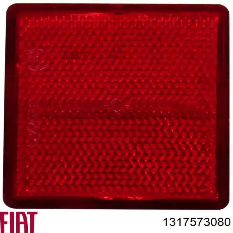 1317573080 Fiat/Alfa/Lancia Retrorrefletor (refletor) do pára-choque traseiro