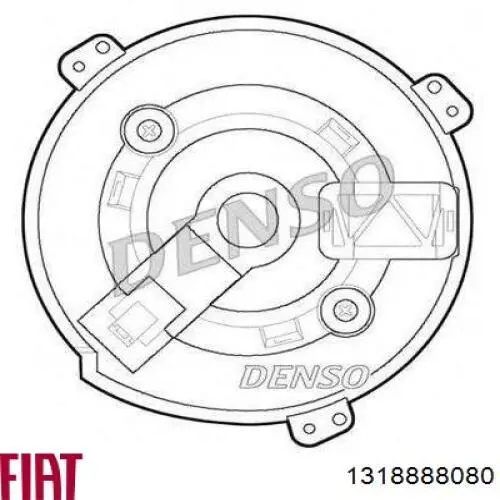 1318888080 Fiat/Alfa/Lancia Motor de ventilador de forno (de aquecedor de salão)