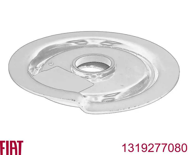 1319277080 Fiat/Alfa/Lancia Disco superior metálico de mola dianteira