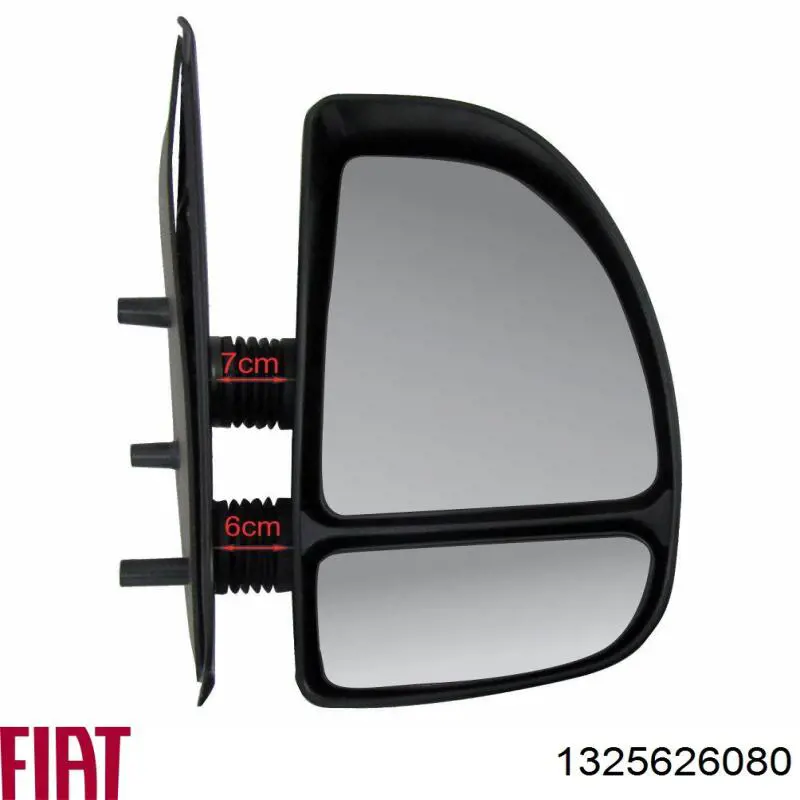 Espelho de retrovisão direito Fiat/Alfa/Lancia 1325626080 preço, a partir de 58,88 USD