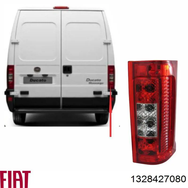 1328427080 Fiat/Alfa/Lancia Lanterna traseira direita