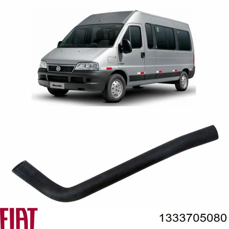 Compre 1333705080 Fiat/Alfa/Lancia Mangueira (cano derivado) inferior do radiador de esfriamento
