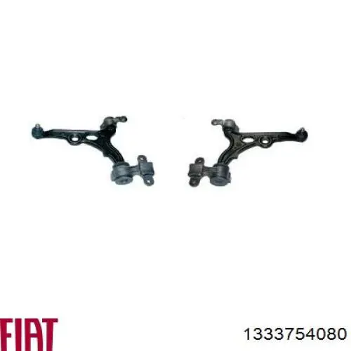 Compre 1333754080 Fiat/Alfa/Lancia Braço oscilante inferior esquerdo de suspensão dianteira
