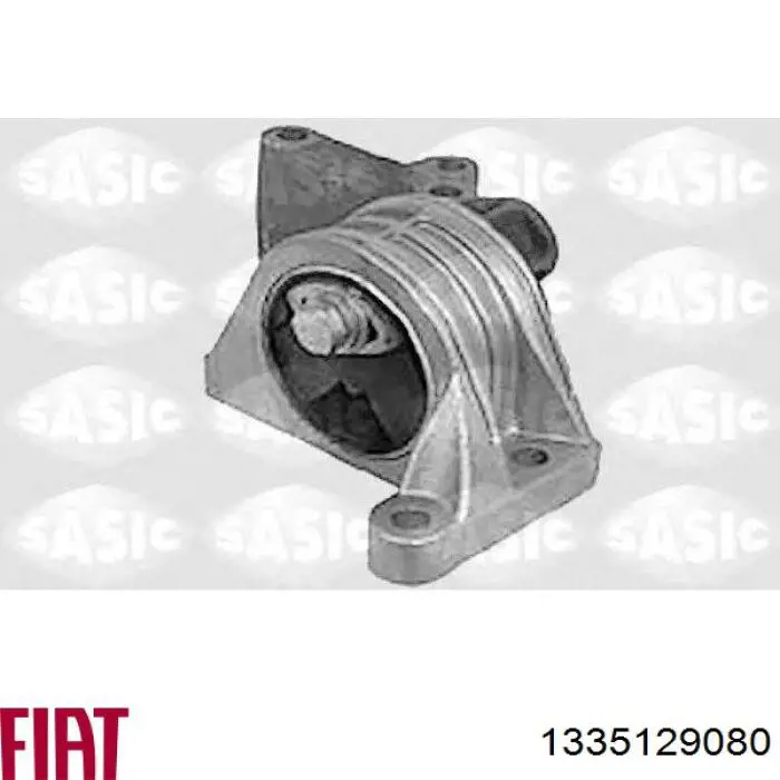 Coxim (suporte) direito de motor 1335129080 Fiat/Alfa/Lancia