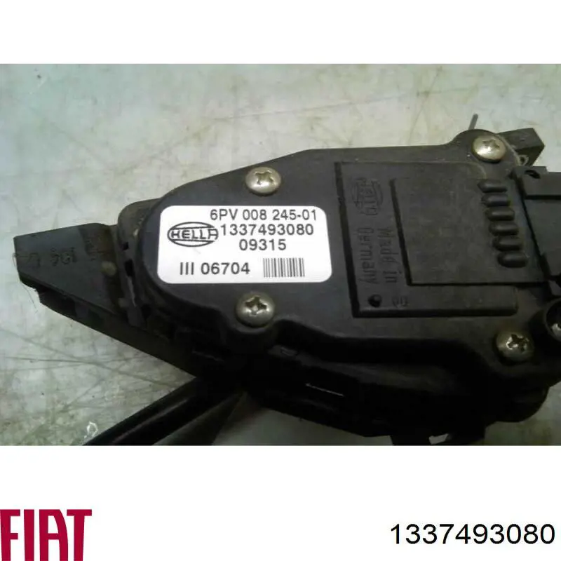 Pedal de gás (de acelerador) 1337493080 Fiat/Alfa/Lancia