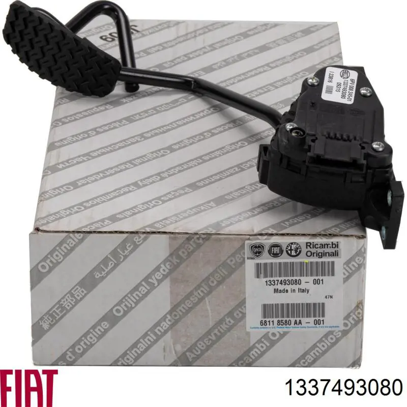 Pedal de gás (de acelerador) 1337493080 Fiat/Alfa/Lancia