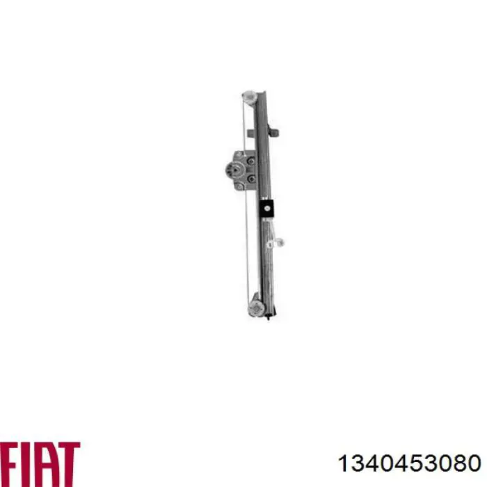 1340453080 Fiat/Alfa/Lancia Mecanismo de acionamento de vidro da porta dianteira esquerda