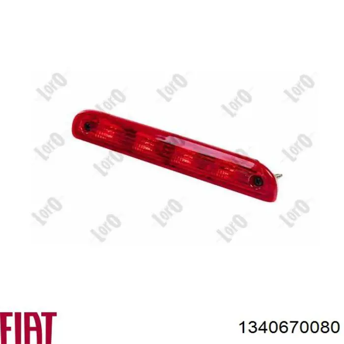 Compre 1340670080 Fiat/Alfa/Lancia Sinal de parada traseiro adicional