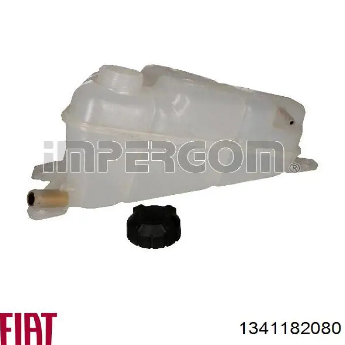 Tanque de expansão do sistema de esfriamento 1341182080 Fiat/Alfa/Lancia