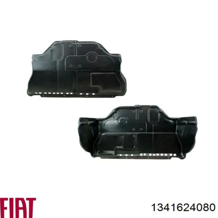 Compre 1341624080 Fiat/Alfa/Lancia Proteção de motor, de panela (da seção de motor)