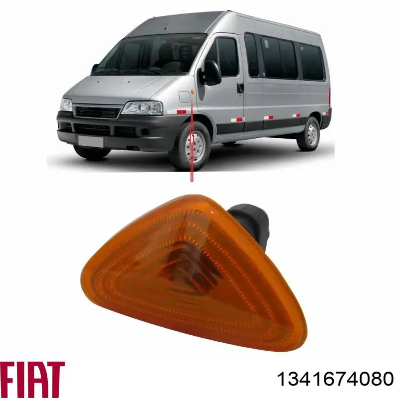 Compre 1338497080 Fiat/Alfa/Lancia Luz intermitente no pára-lama