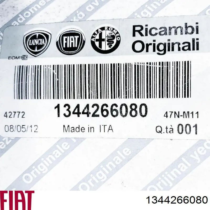 Compre 1344266080 Fiat/Alfa/Lancia Rolo direito central da porta lateral (deslizante)