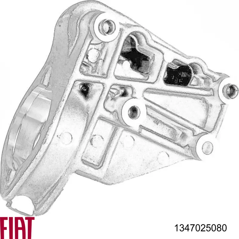 Compre 1347025080 Fiat/Alfa/Lancia Suporte de rolamento suspenso do semieixo dianteiro