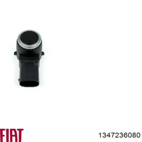Compre 1347236080 Fiat/Alfa/Lancia Sensor traseiro de sinalização de estacionamento (sensor de estacionamento)