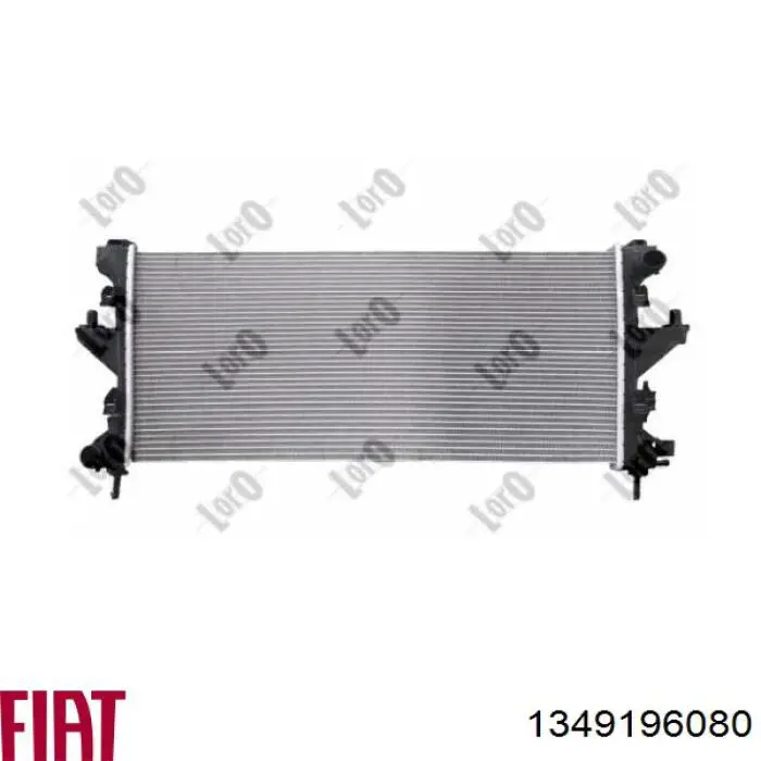 1349196080 Fiat/Alfa/Lancia Radiador de esfriamento de motor