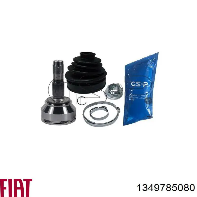 1349785080 Fiat/Alfa/Lancia Semieixo (acionador) dianteiro direito