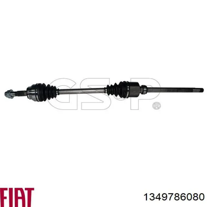 Semieixo (acionador) dianteiro direito Fiat/Alfa/Lancia 1349786080 preço, a partir de 109,88 USD