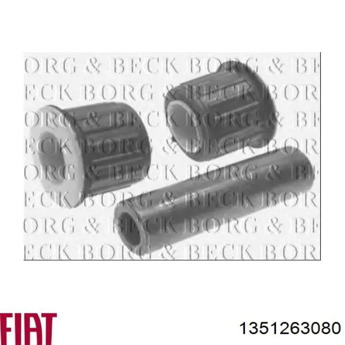 Compre 1351263080 Fiat/Alfa/Lancia Bloco silencioso de argola da suspensão de lâminas